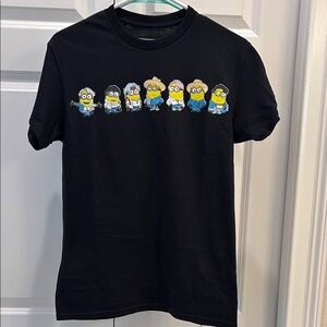 (5/$30 deal) 
NWT Womens Black Minions Graphic T-Shirt